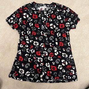 Koi stretch scrub top Medium